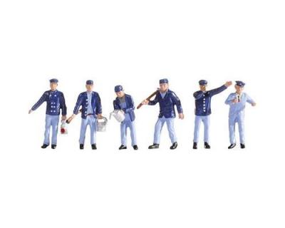 NOCH Figurines conducteur de locomotive et agents de man&oelig;uvre, voie N