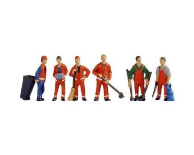 NOCH  15029 Figurines """"Employ&eacute;s De Service De Nettoyage Urbain"""", Voie H0""-