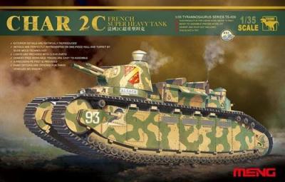 MENG French Super Heavy Tank Char 2c -  Model Mmts-009- Model
