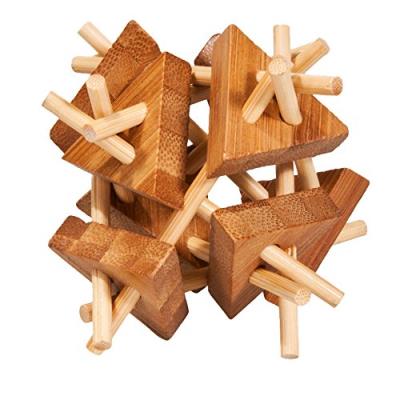 GIGAMIC Fridolin - 17160 - puzzle 3d en bambou - baguette avec triangle