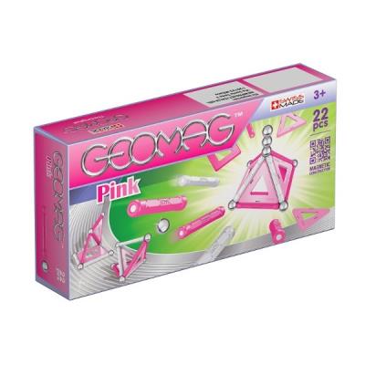 GEOMAG  PINK Jeu de Construction Magn&eacute;tique 22pcs