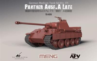  German Medium Tank Sd.kfz.171 Panther Ausf.a Late- 1:35e - Meng-model