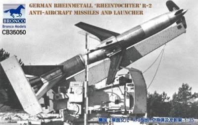 BRONCO MODELS Maquette  Allemand Rheinmetall Rheintochter R-2 missiles
