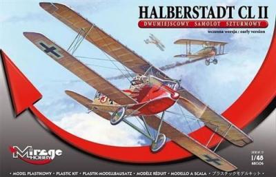  Maquette MIRAGE HOBBY Halberstadt CL II- 1/48 - Maquette