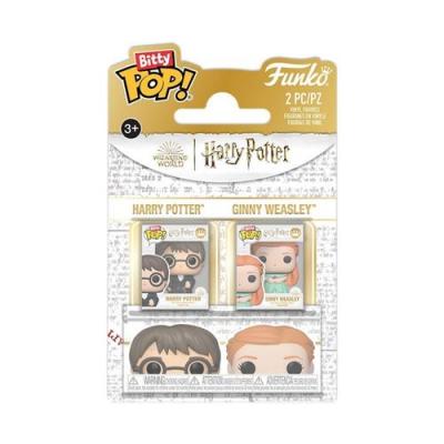 FUNKO Harry Potter - Pack 2 figurines Bitty POP! Harry & Ginny 2,5 cm