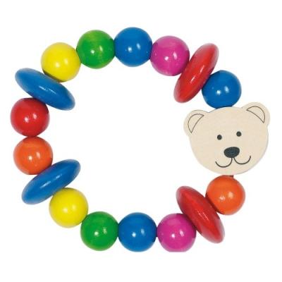 HEIMESS  Hochet &Eacute;lastique Ourson - D&egrave;s 12 Mois