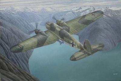  Maquette avion Roden Heinkel He111 H-6-1/144 - Maquette d'avion