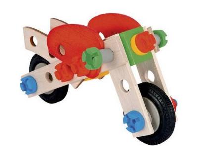 SMOBY Heros - 100039012 - moto - constructor - 40 pi&egrave;ces - beige 100039012