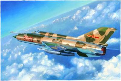  J-7c/j-7d Fighter - 1:48e - Trumpeter