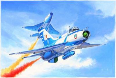  Maquette avion Trumpeter Chengdu J-7GB Fighter- 1/48 - Maquette d'avi