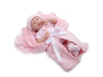 JC TOYS  La Newborn Deluxe Layette Gift Set - Poup&eacute;e souple - 40 cm