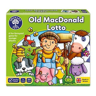 ORCHARD TOYS Jeu de soci&eacute;t&eacute; Old Macdonald Lotto
