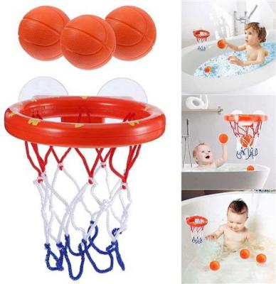  Jouet de Bain Mini panier de basket-ball avec 3 balles pour b&eacute;b&eacute; et tout-petit 