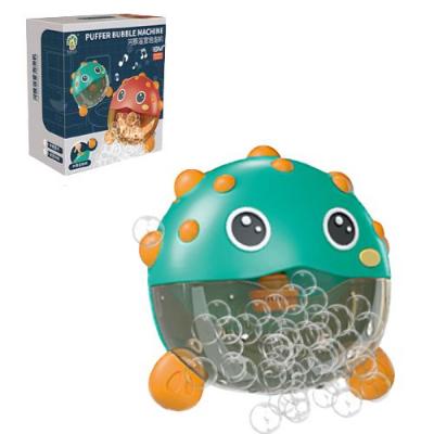  Jouets de bain pour b&eacute;b&eacute; FONGWAN musique fabricant automatique de bulles pour baignoire-Bleu 