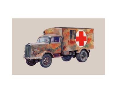  Maquette Italeri Ambulance KFZ.305 -1/72 - Maquette militaire