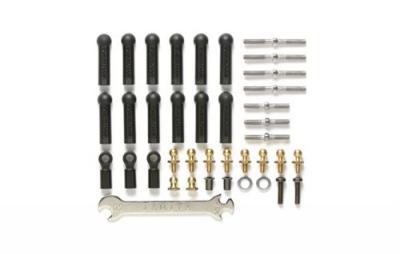 TAMIYA  TT-02B 300054539 Lot de 7 tiges filet&eacute;es r&eacute;glables