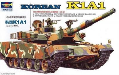  Maquette Trumpeter Korean K1A1- 1/35 - Maquette militaire