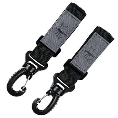 LASSIG L&auml;ssig crochets de poussette 2 pack noir 