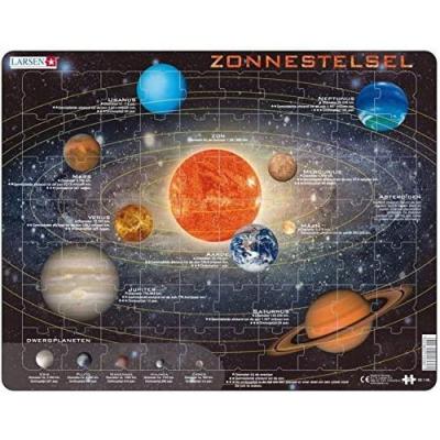 LARSEN Puzzle Cadre - Zonnestelsel (en Hollandais) 