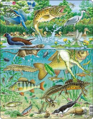LARSEN Puzzle Cadre - Les Animaux de l'Etang 