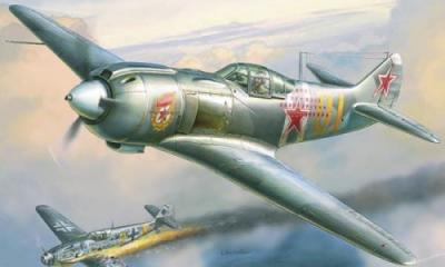 ZVEZDA Maquette Lavotchkine La-5 1/144 -  Maquette d'avion - ZVE6255 
