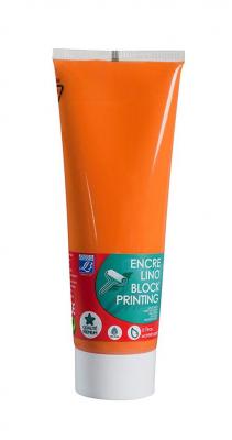 LEFRANC BOURGEOIS  - Encre de Linogravure - Tube de 250ml - Orange