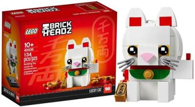 LEGO Brickheadz 40436 - Le Chat Porte-Bonheur / Lucky Cat
