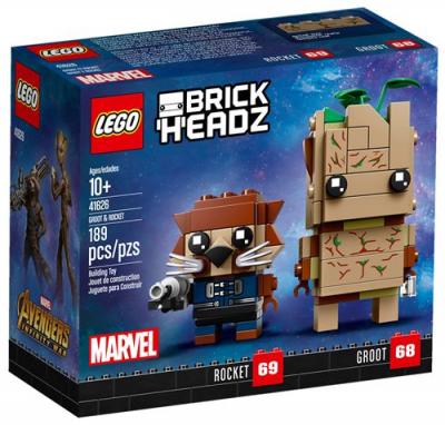 LEGO 41626 BrickHeadz Marvel - Groot Et Rocket