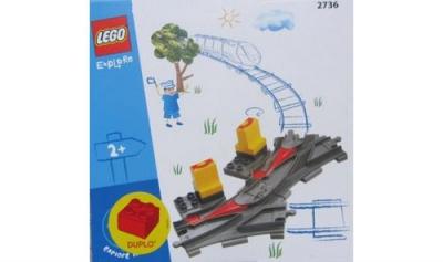 Lego Duplo 2736 Les Aiguillages - Accessoires Train Duplo - Rails Circuit