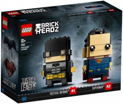 LEGO&reg; Brickheadz&trade; 41610 Tactical Batman&trade; et Superman&trade; 