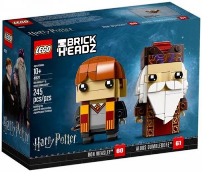 LEGO&reg; BrickHeadz&trade; 41621 Ron Weasley&trade; & Albus Dumbledore&trade; 