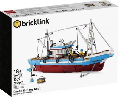 LEGO&reg; Bricklink 910010 Le grand bateau de p&ecirc;che 