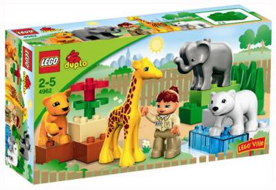 LEGO&reg; DUPLO&reg; 4962 Le zoo des b&eacute;b&eacute;s animaux 