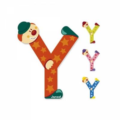  Janod Clown Letter Y Vert,Orange 3-6 Years