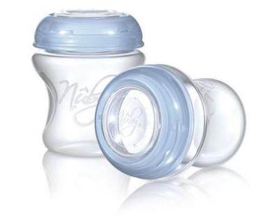 NUBY  R&eacute;cipients &agrave; couvercle en silicone 2x240ml