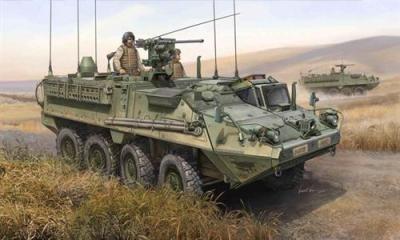  Maquette Trumpeter M1130 Stryker CV am&eacute;ricain- 1/35 - Maquette milita