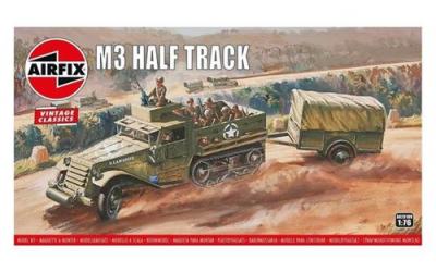  Maquette Airfix M3 Half Track & 1 Ton Trailer, Vintage Classics- 1/76