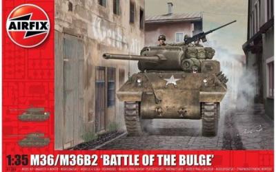 AIRFIX Maquette  M36 / M36B2 Bataille des Ardennes- 1/35 - Maquette mi
