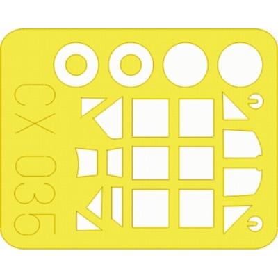 EDUARD  Accessories cx035&nbsp;Mod&eacute;lisme Accessoires BF 109&nbsp;F de 4