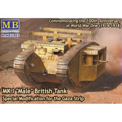 MASTER BOX Maquette char britannique mk. i male : bataille de gaza octobre 1917  