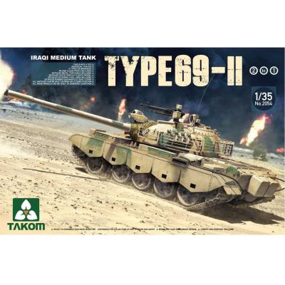 TAKOM Maquette  Moyen irakien type 69 Char II 2 en 1- 1/35 - Maquette