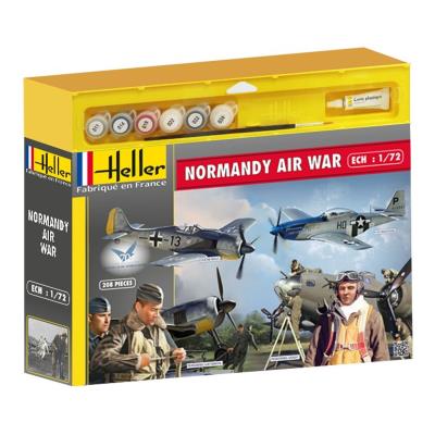 HELLER Maquettes 2&egrave;me guerre mondiale : coffret 70&egrave;me anniversaire du d&eacute;barquement normandy air war  