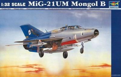 Maquette avion Trumpeter MIG-21UM Mongol B - 1/32 - Maquette d'avion