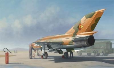  Maquette avion Trumpeter Mikoyan MiG-21MF Fishbed J Fighter- 1/48 - M