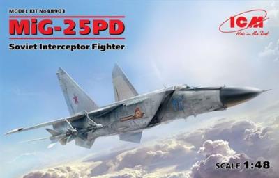  Maquette avion ICM Mikoyan MiG-25PD Scepteur Intercepteur Sovi&eacute;tique-