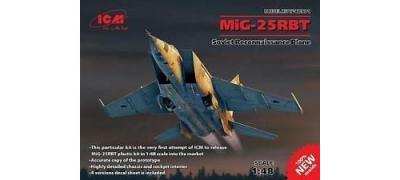 ICM Mig-25 Rbt,soviet Reconnaissance Plane (100% New Molds)- 1:48e - 