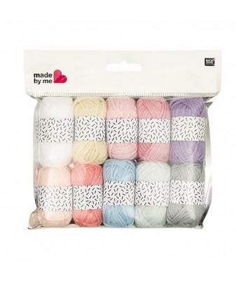  Minis pelotes &agrave; tricoter 10 x 10gr - VINTAGE - Rico Design(...) - 02 Multicolore 
