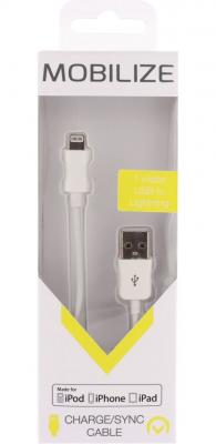 MOBILIZE  MOB-21211 c&acirc;ble Lightning 1 m Blanc - Neuf