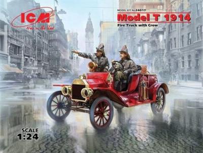 Maquette ICM Model T 1914 Fire Truck with Crew The set includes Model