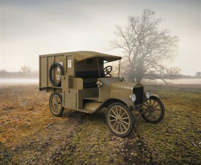  Maquette ICM Mod&egrave;le T 1917 Ambulance, WWI Voiture am&eacute;ricaine (100% de